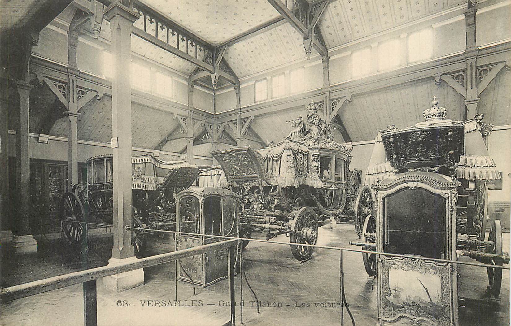 CPA 68 versailles grand trianon les voitures