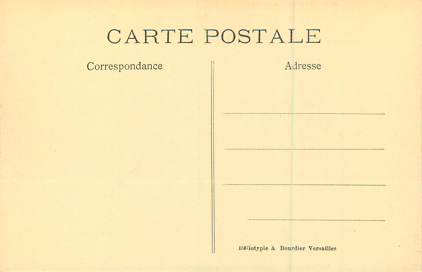 CPA 91 versailles palais du petit trianon — Verso