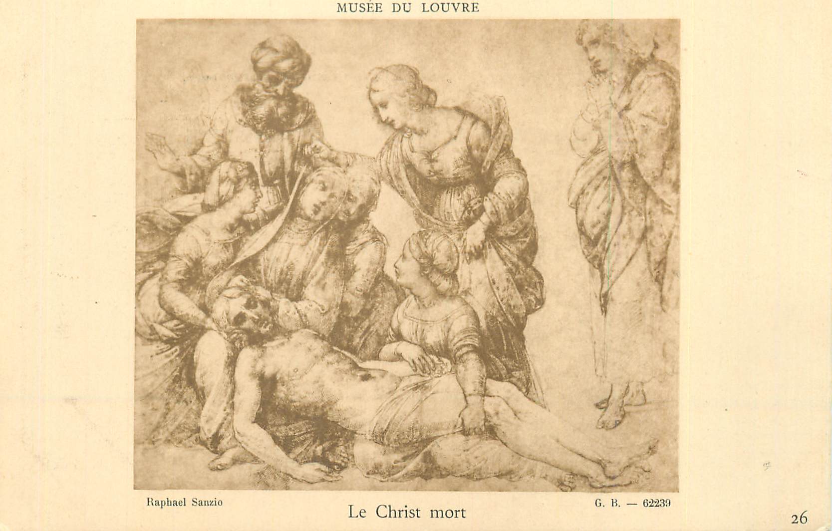 CPA Musee de louvre le christ mort
