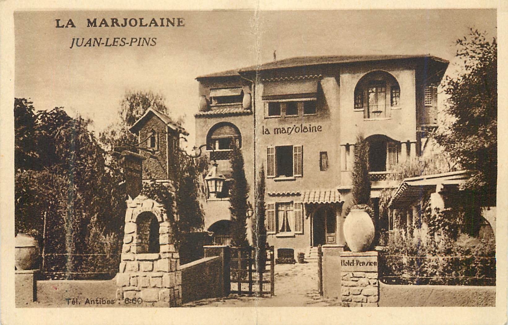 CPA Hotel pension la marjolaine juan les pins