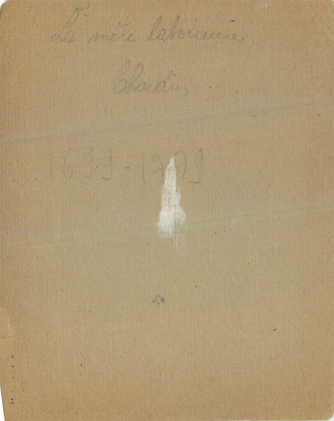 Image La mere laborieuse Chardin — Verso