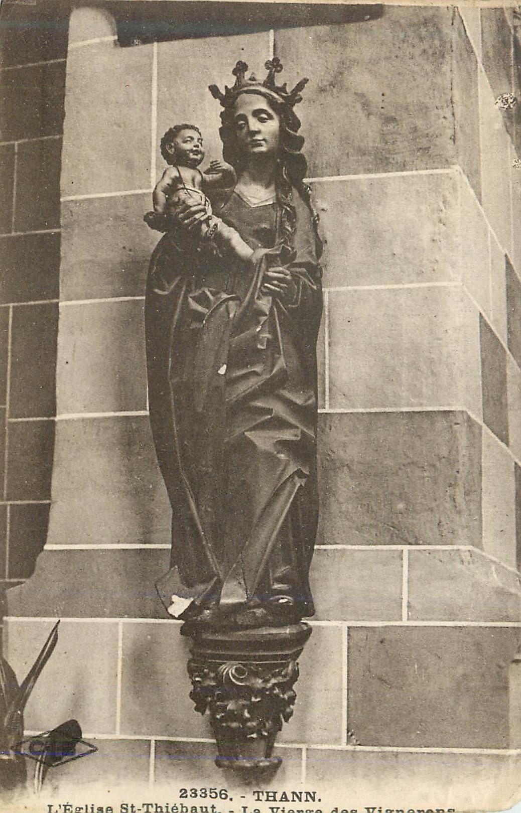Moderne Ansichtskarte 23356 Thann — die Kirche Saint Thiebaut die Jungfrau der Winzer