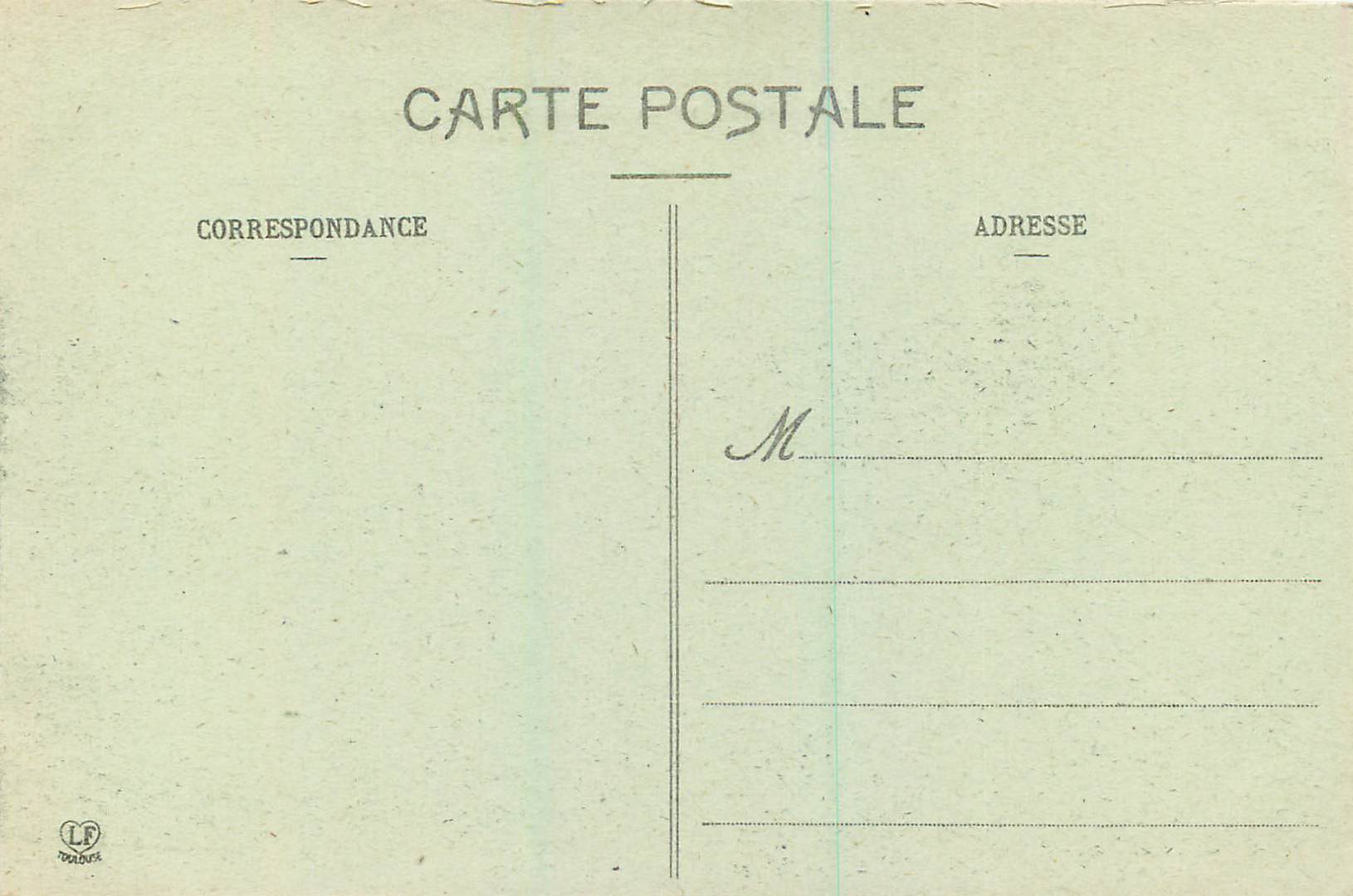 Jurançon, Ansicht vom Boulevard des Pyrénées — Les Basses-Pyrénées — Phototype Labouche Frères, Toulouse — Rückseite