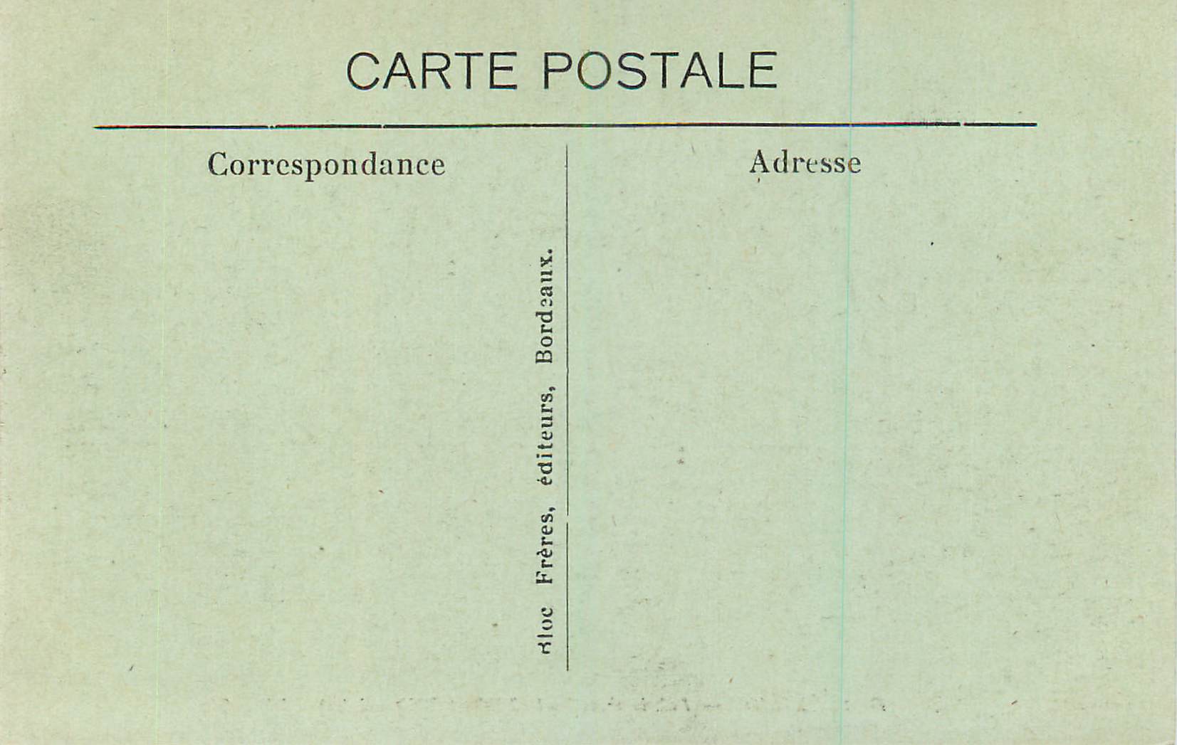 CPA 17 st emilion palais cardinal(xiii et xiv siecles) — Rückseite