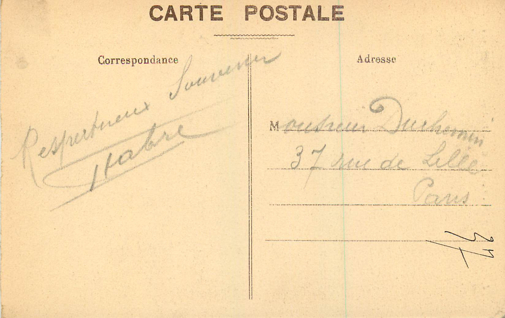 CPA 343 rouen rue de la grosse horloge — Verso