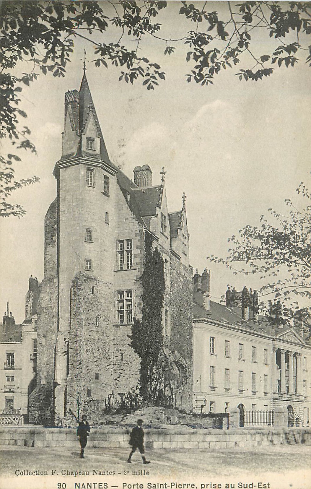 CPA 90 nantes porte saint pierre prise au sud est