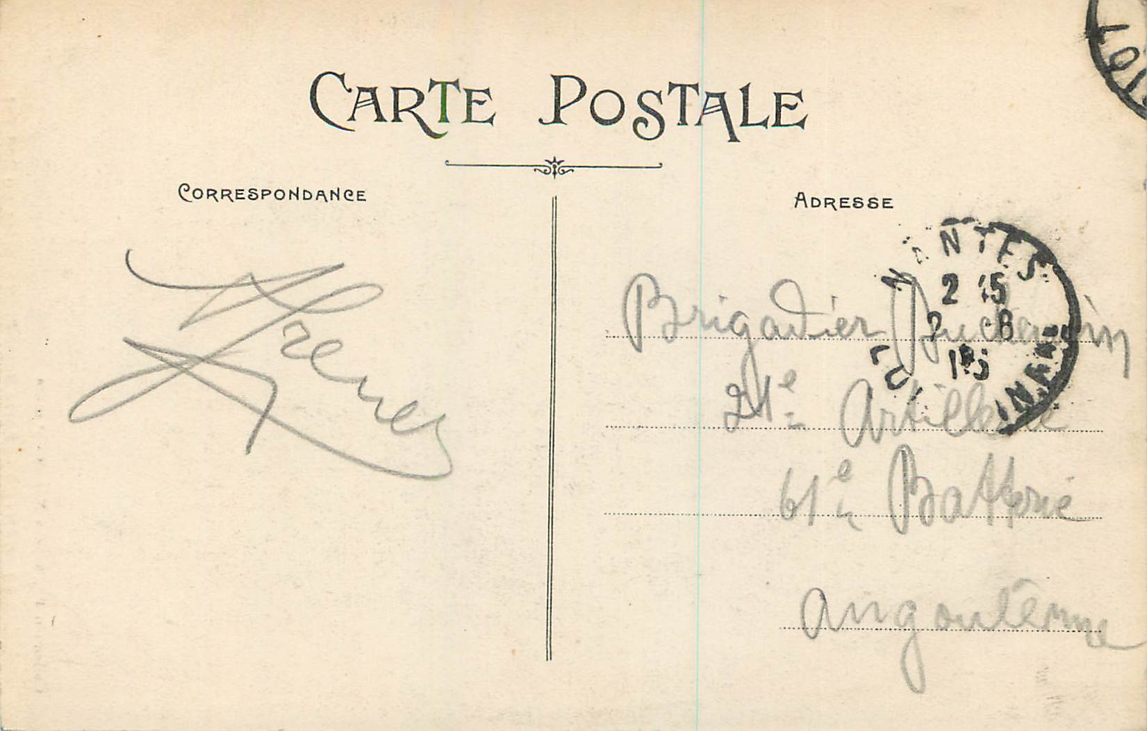 CPA 90 nantes porte saint pierre prise au sud est — Rückseite
