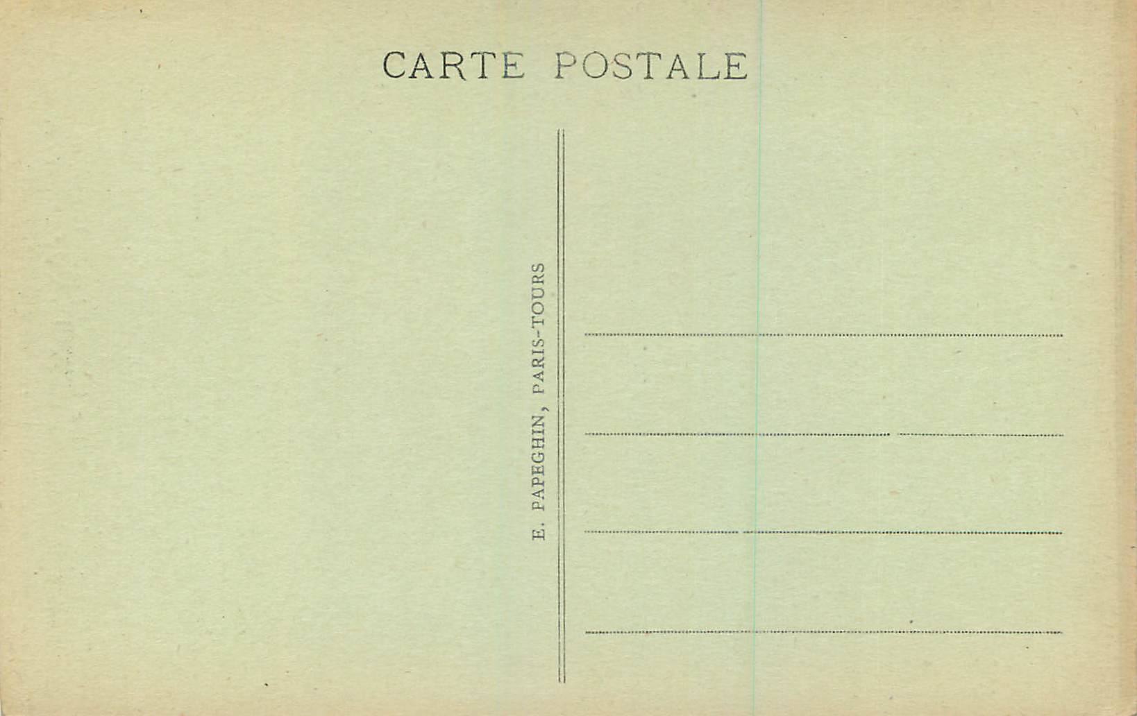 CPA 149 tours (i et l) cloite de la selette porte de l escalier (xv et xvi siecle) — Rückseite