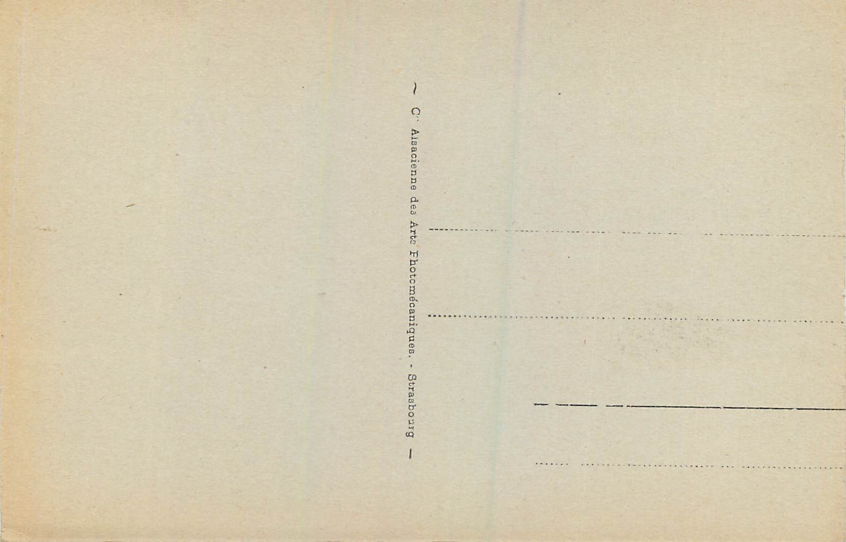 CPA 10 mulhouse le bollwerk tour salvador (xiv siecle) — Rückseite