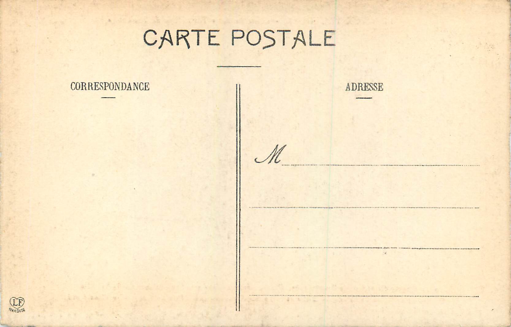 CPA Le vieux toulouse collection des toulousains de toulouse Quatre Capitouls de l'annee 1593 — Rückseite