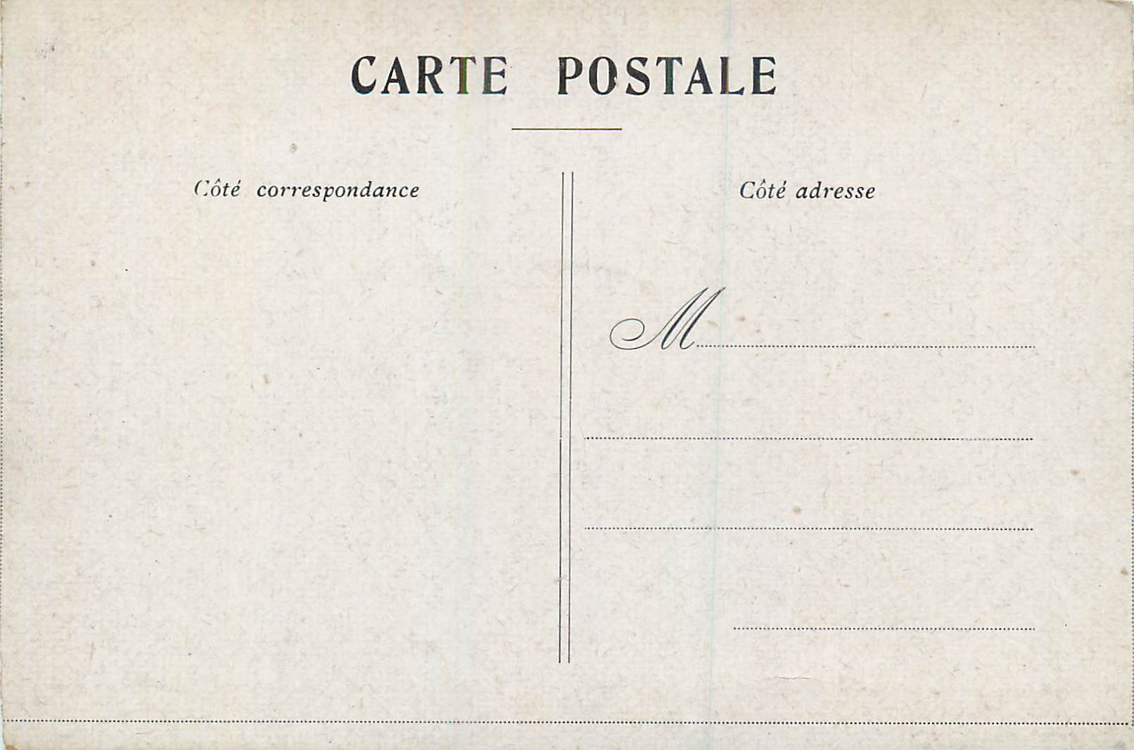 CPA Chateau de pont remy (somme) — Back