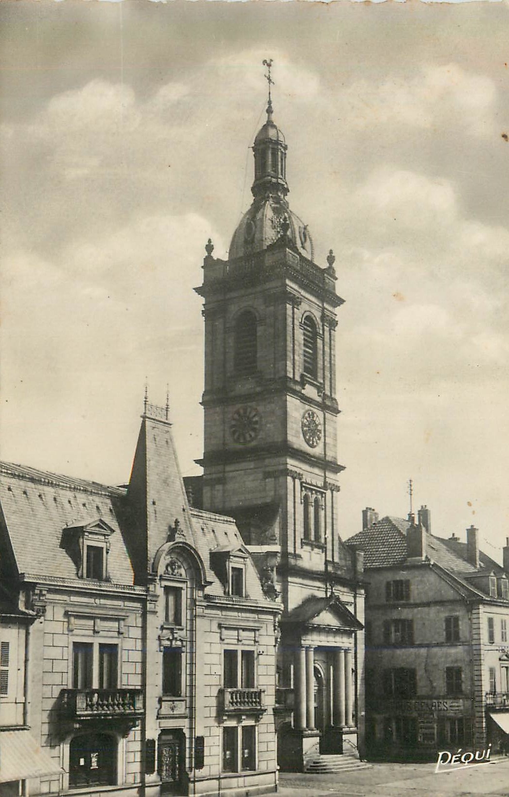 Église Saint-Étienne de Lure — vue de la tour — éditeur Déquéi, n° 661