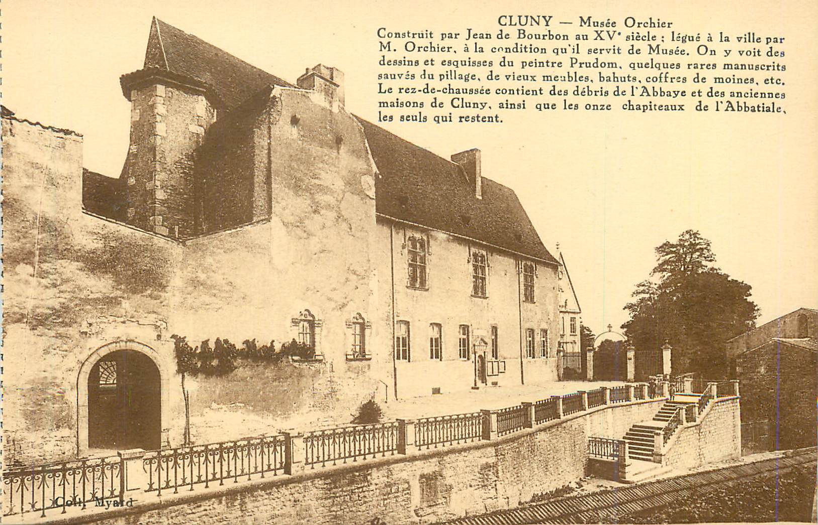 CPA Cluny musee orchier