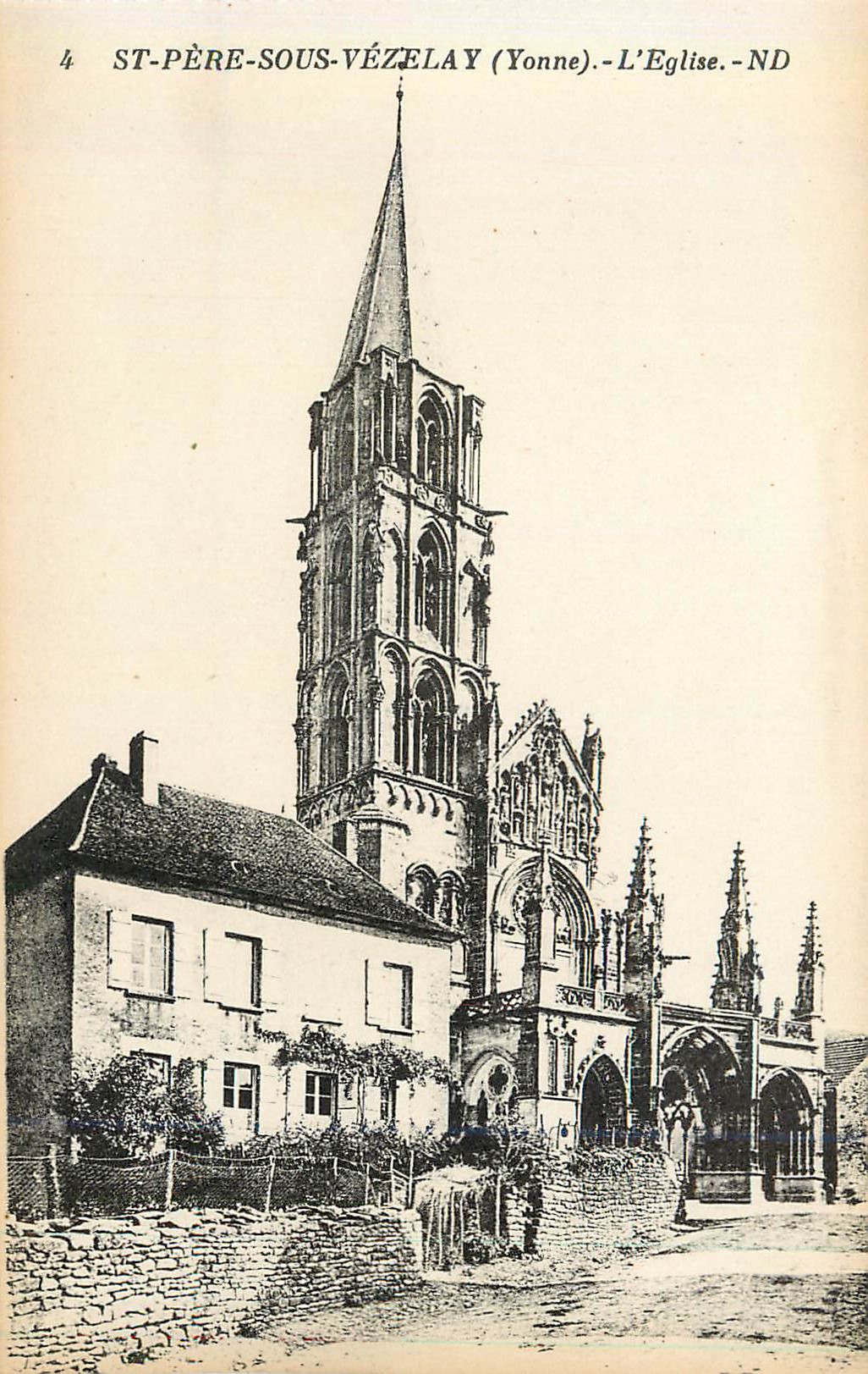St-Père-sous-Vézelay (Yonne) — L'Église — ND