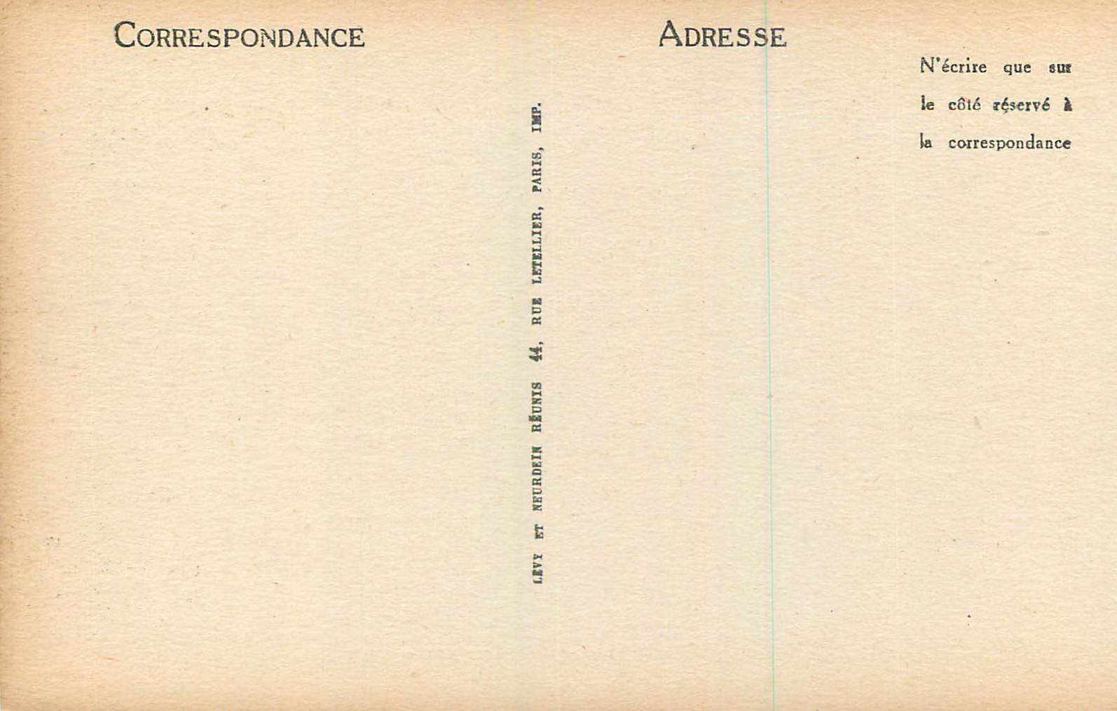 CPA 8 saint pere sous vezelay (yonne) vue sur la cure — Rückseite