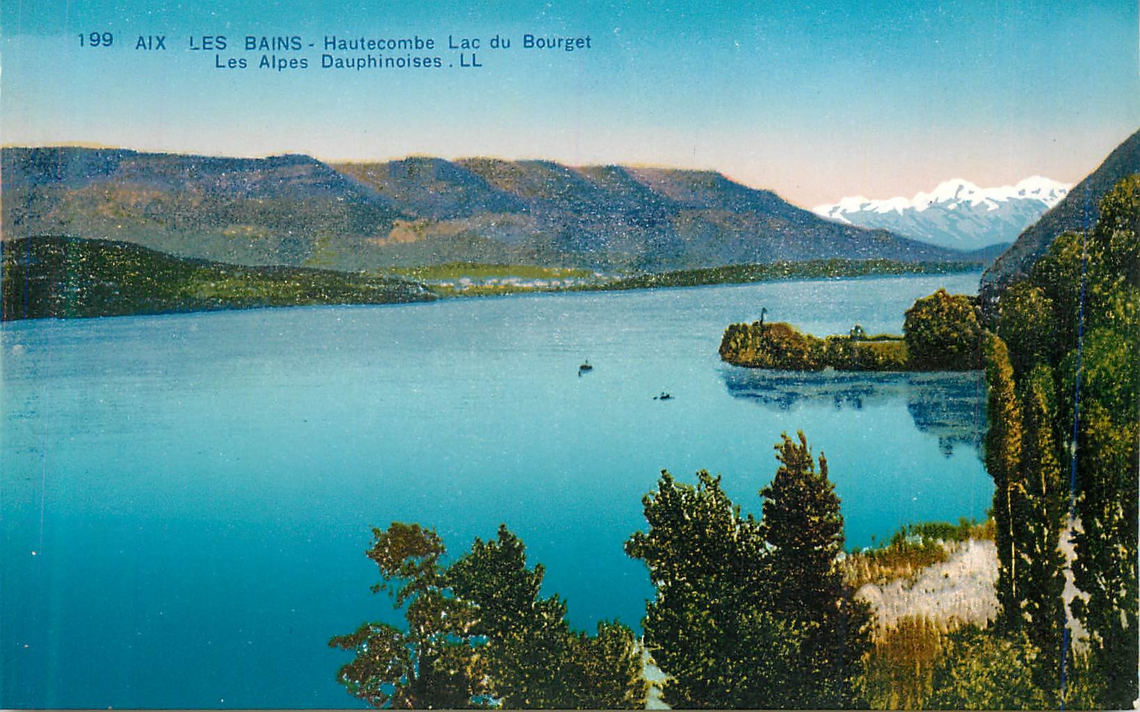 CPA 199 aix les bains hautecombe lac du bourget les alpes dauphinoises