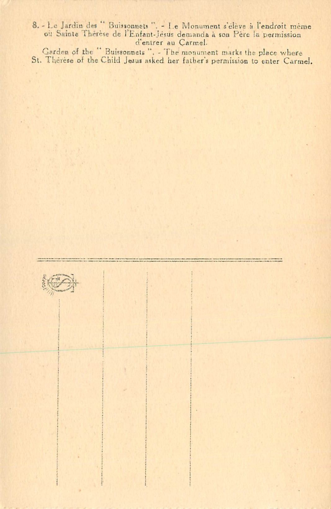CPA Buissonnets — Back
