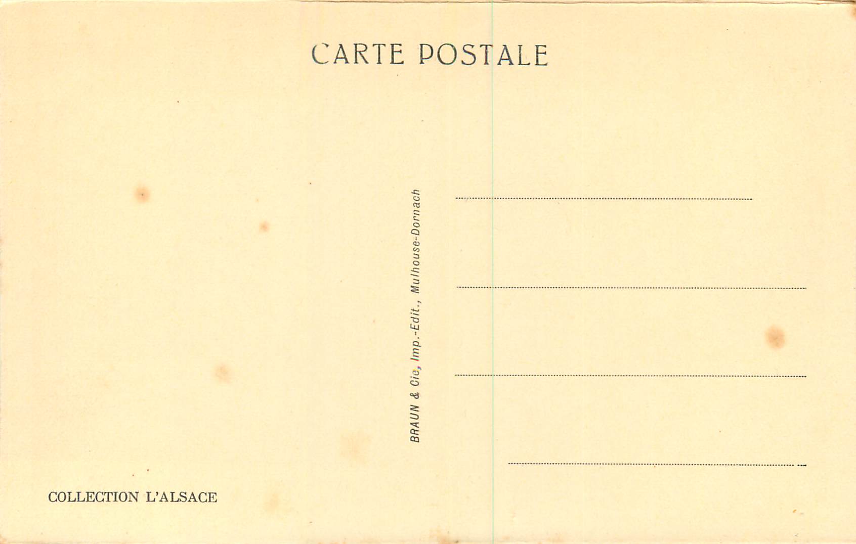CPA 5498 guebwiller vue a vol d oiseau sur l eglise st leger — Rückseite