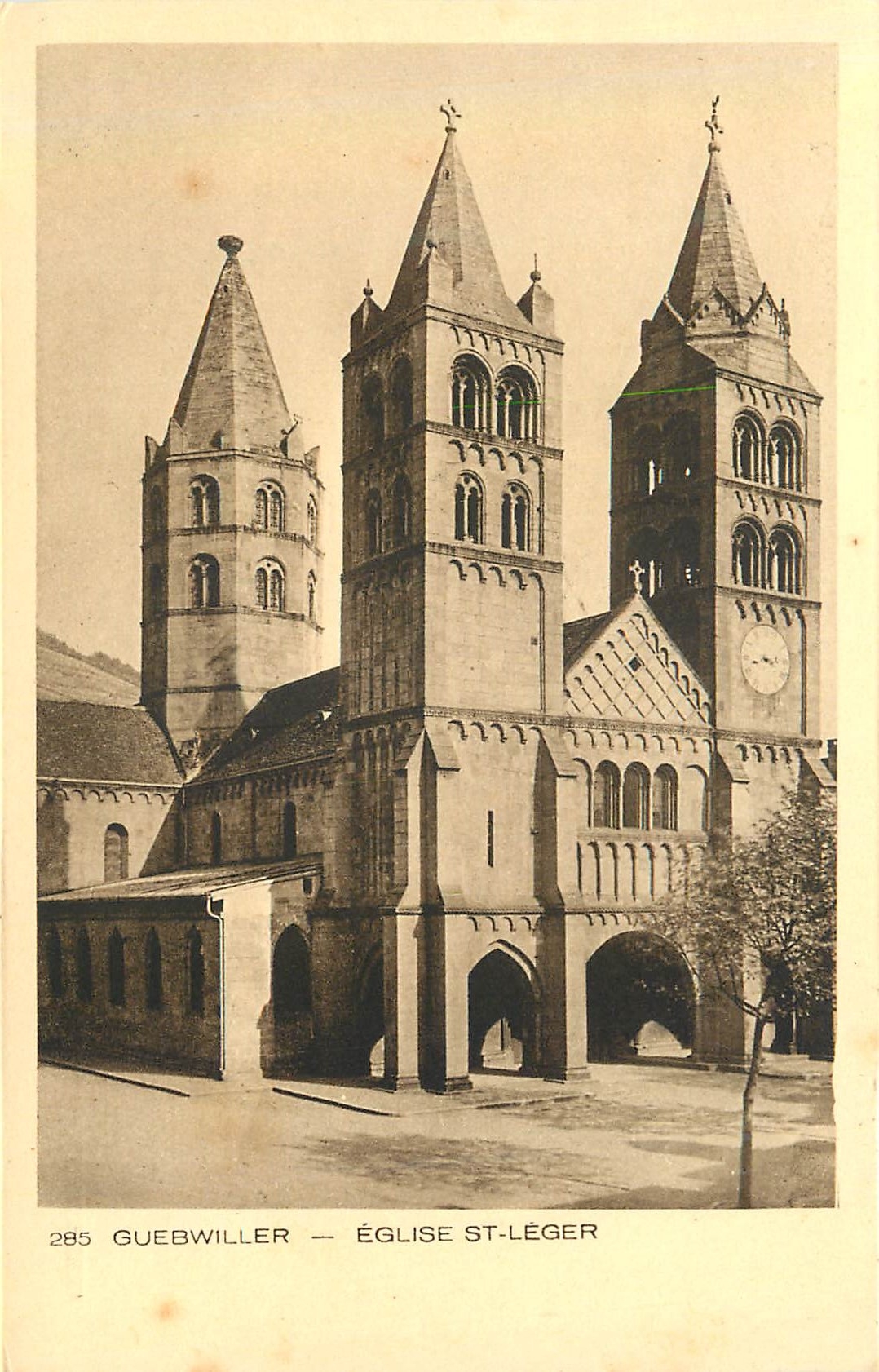 CPA 285 guebwiller eglise st leger