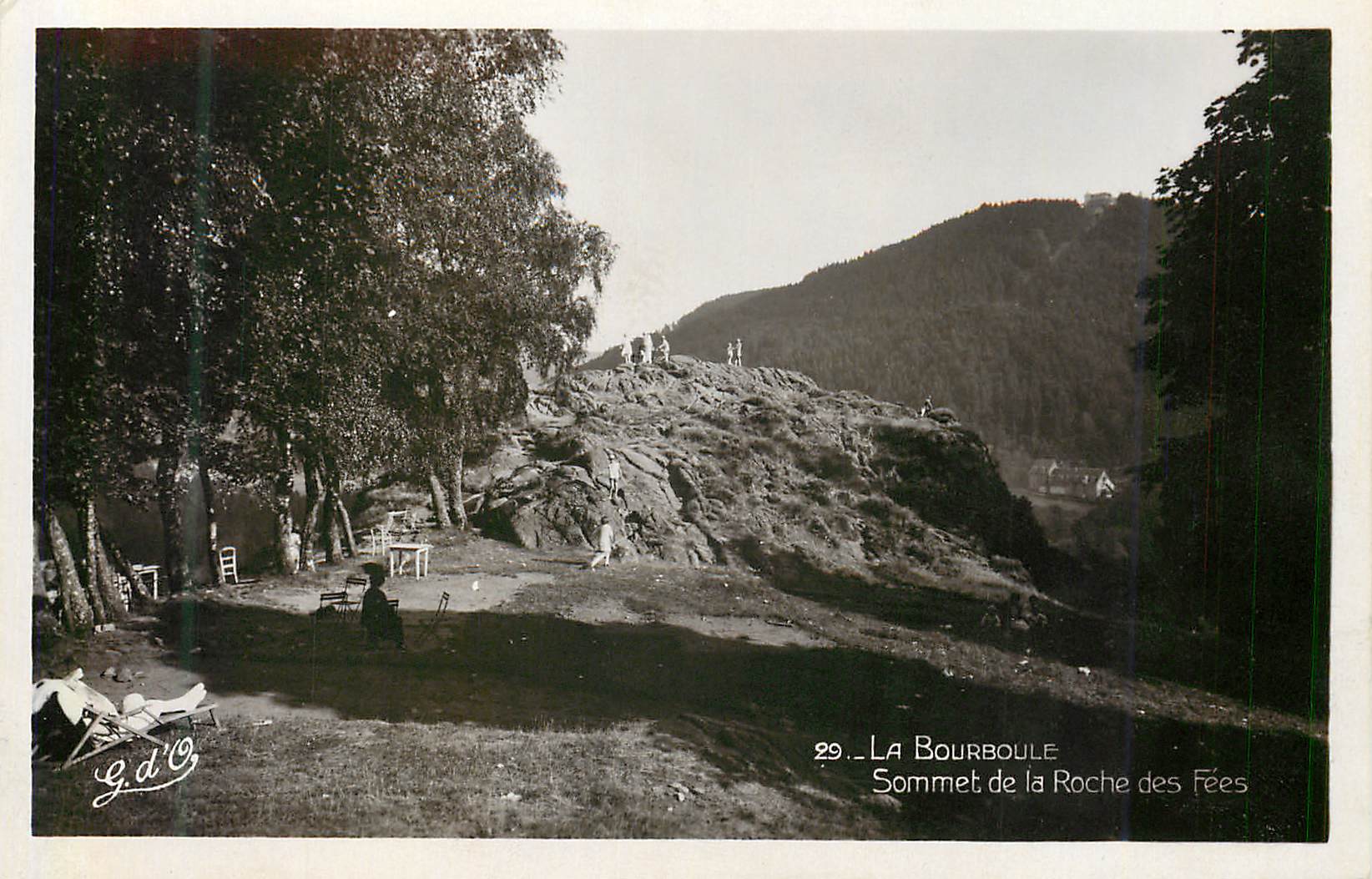 CPM 29 la bourboule sommet de la roche des fees