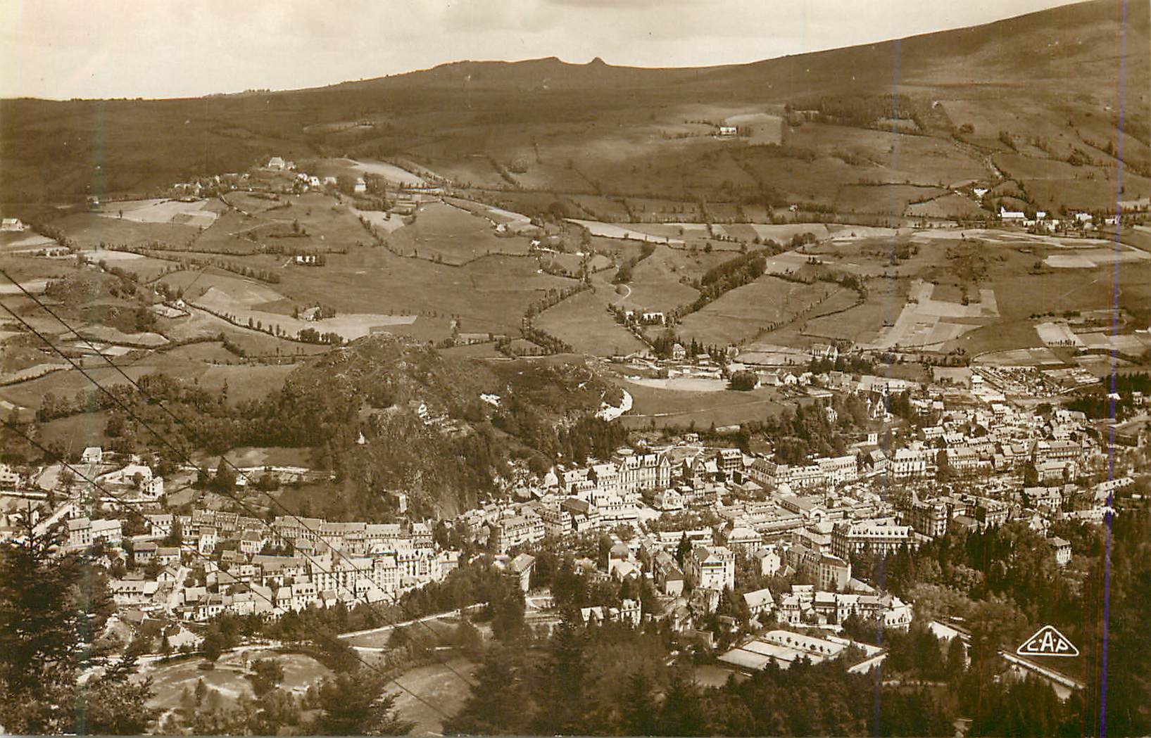 CPM 57 la bourboule vue generale prise du plateau de chariannes