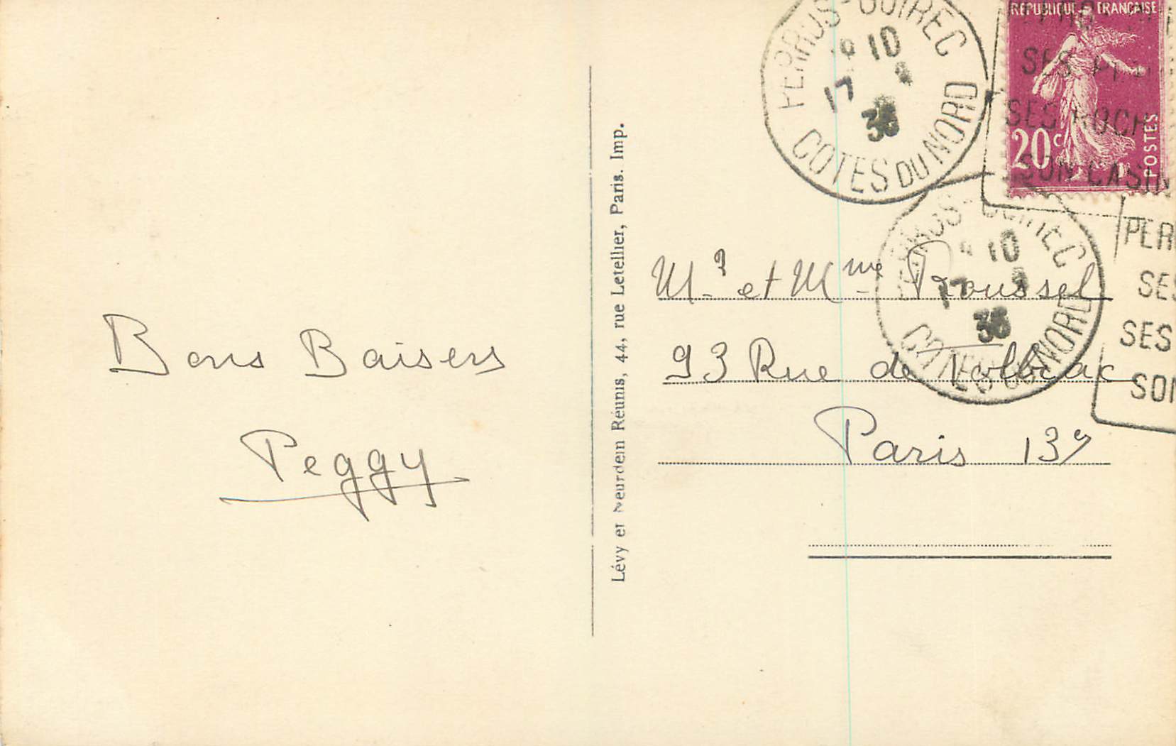 L'Église de Notre-Dame de la Clarté — Perros-Guirec — L.L. n°47 — Reverso
