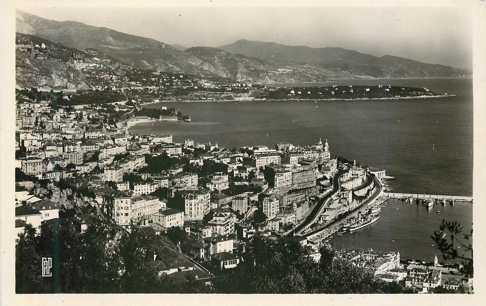 CPM 13063 monte carlo vue generale le cap martin et l italie