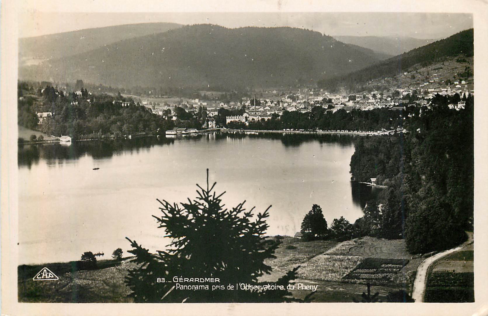 CPM 83 gerardmer panorama pris de l observatoire du pheny