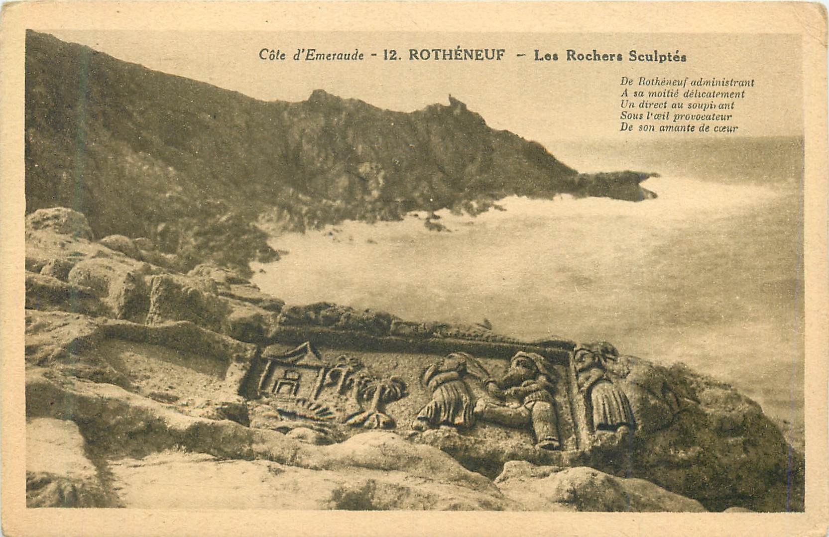 Côte d'Emeraude - 12. ROTHÉNEUF - Les Rochers Sculptés