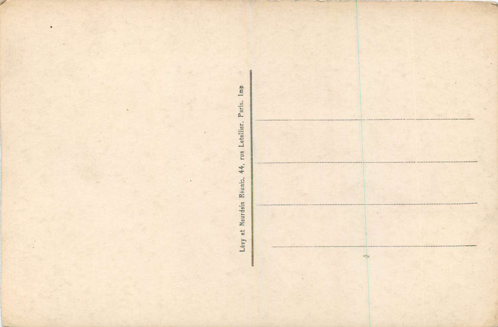 CPM 94 saint lunaire la plage et la grand hotel — Verso