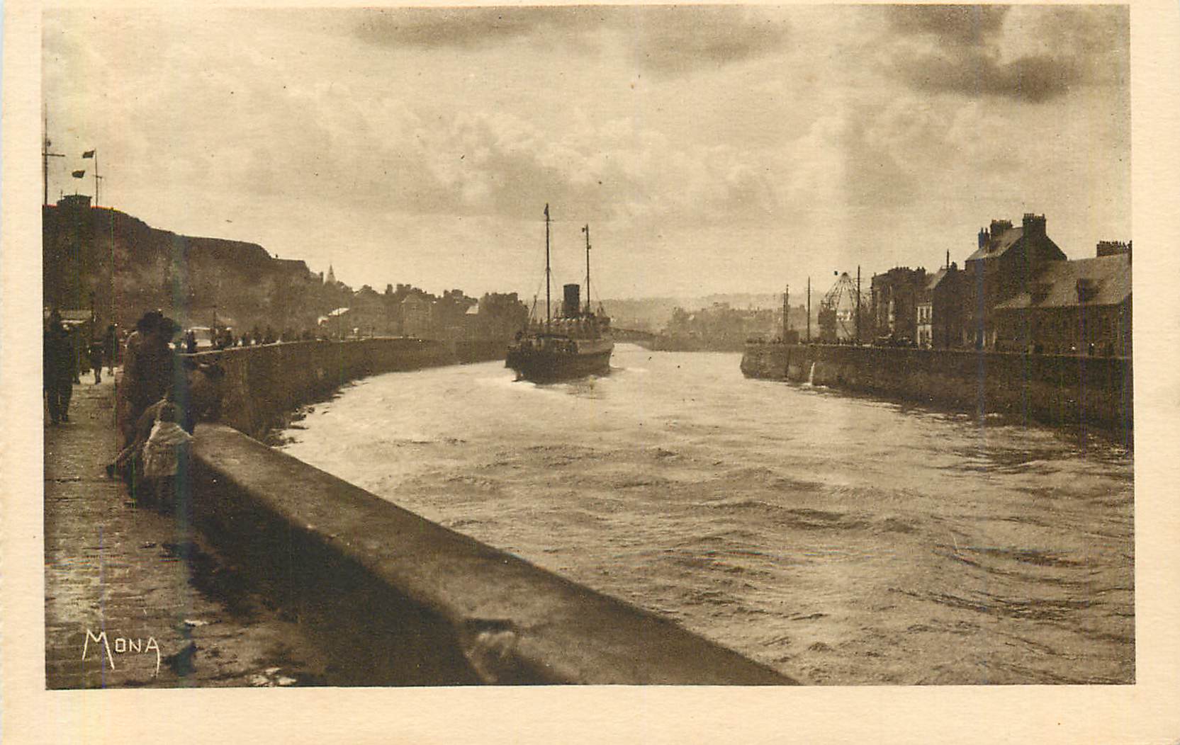 CPA Les petits tableaux de normandie dieppe Bateau