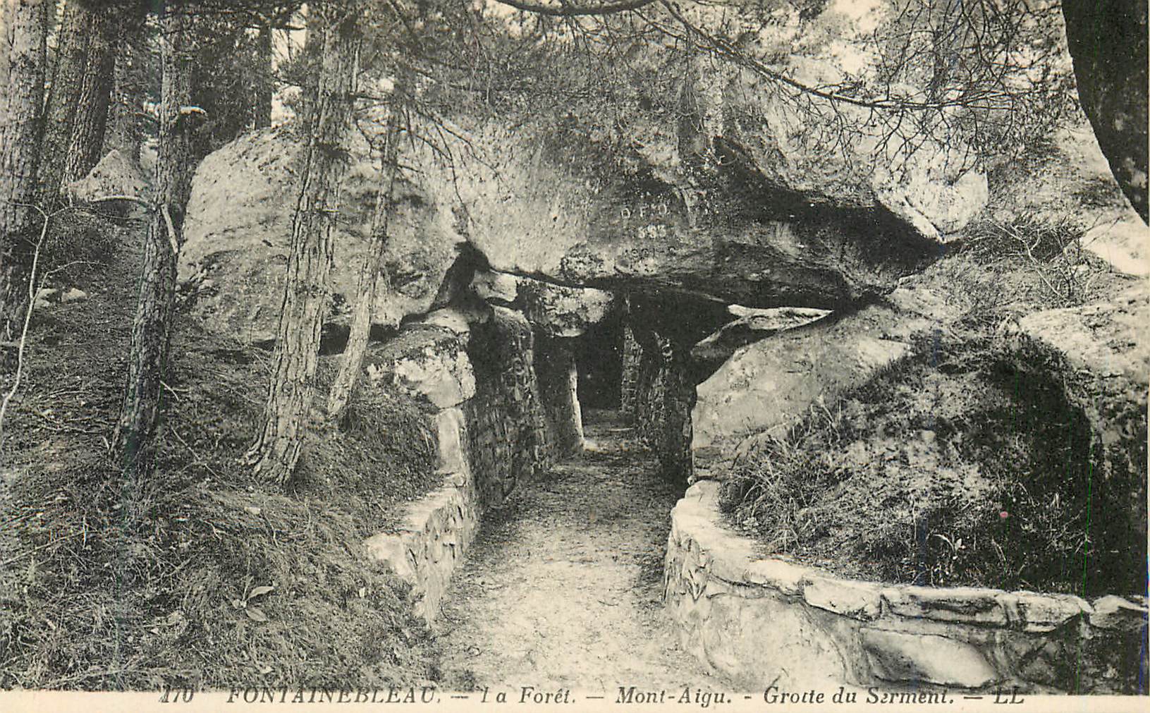Grotte du Serment — Mont-Aigu — Fontainebleau — La Forêt