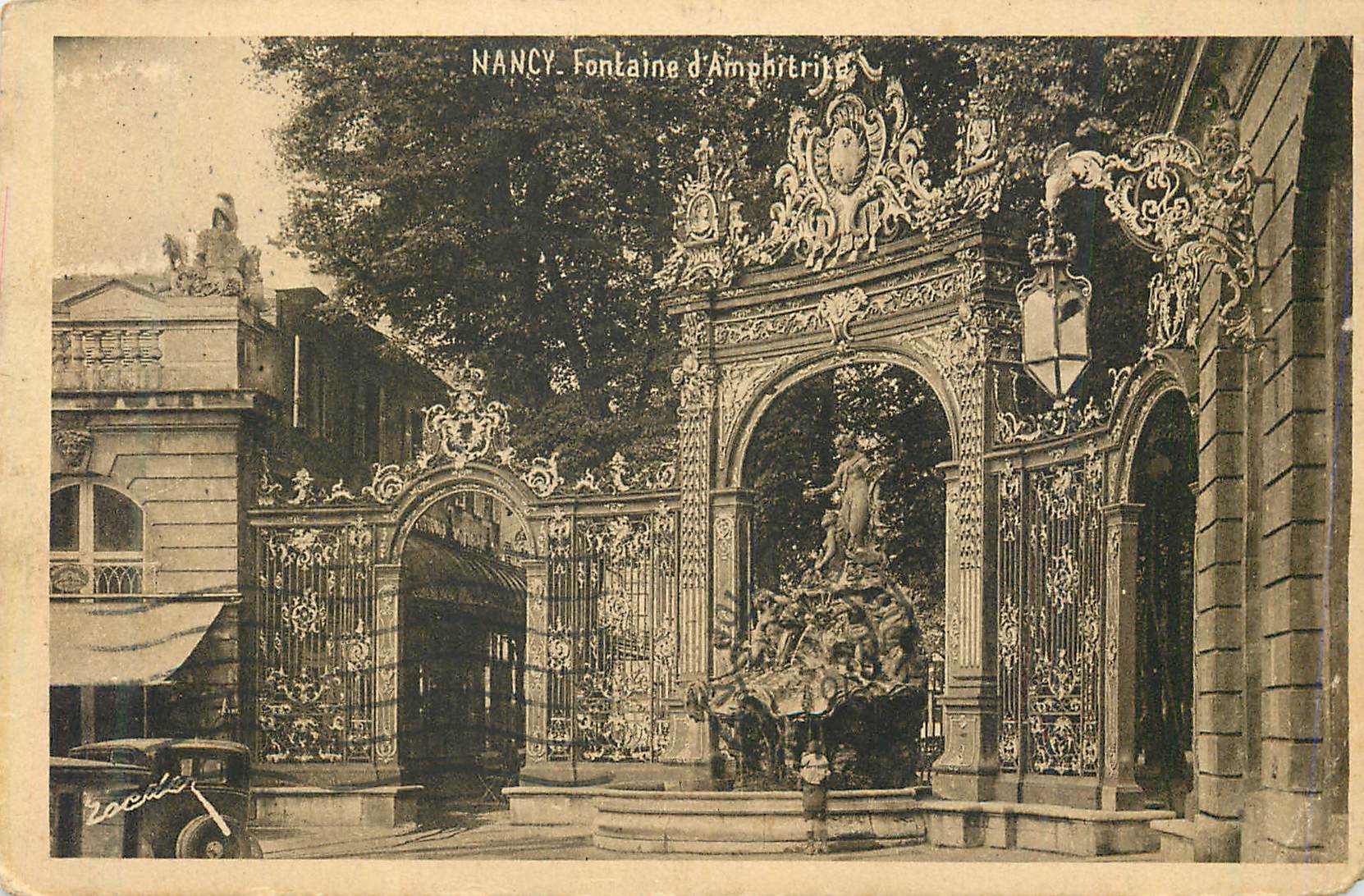 CPA Nancy la coquette 60 fontaine d amphitrite