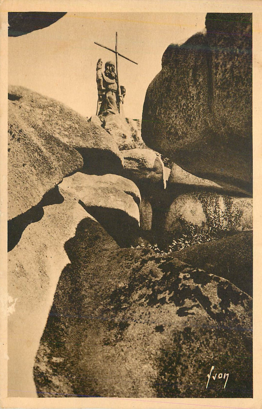 CPA 13 tregastel (cotes du nord) le pere eternel