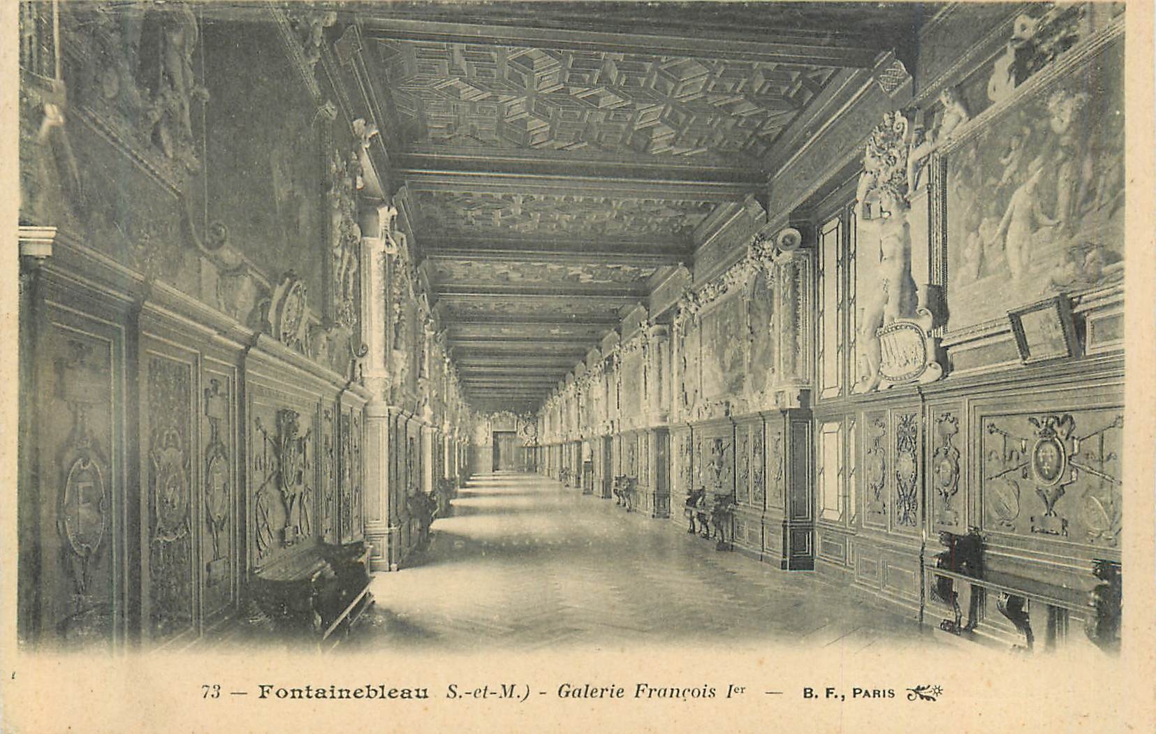 Fontainebleau — Galerie François Ier — B.F., Paris