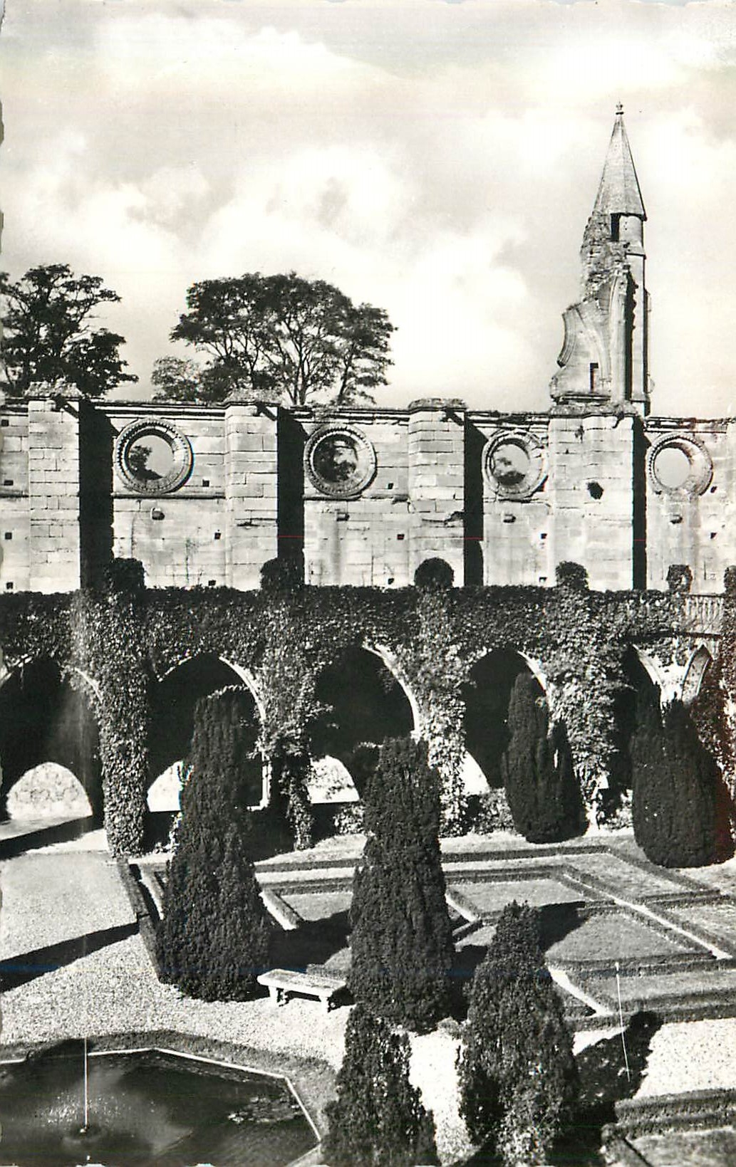 Abbey of Royaumont — The Cloister and the Tower — André Léconte, publisher