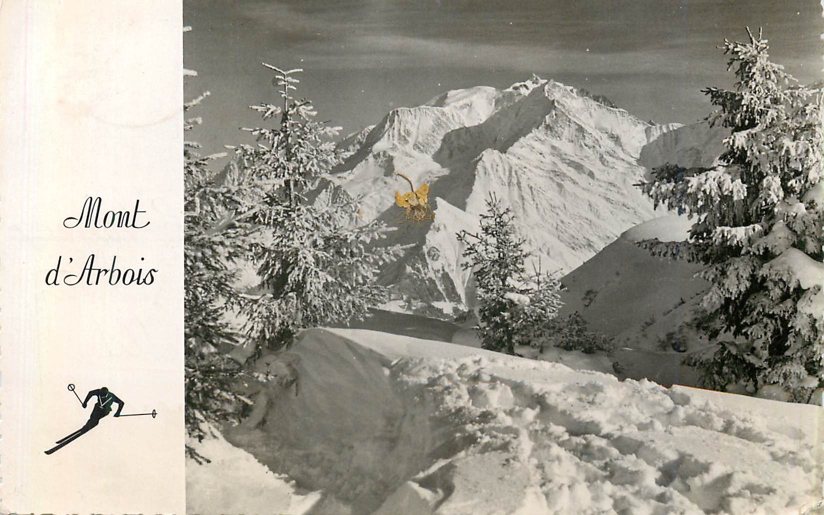 CPM Le mont d arbois 4 le mont blanc vu du mont d arbois