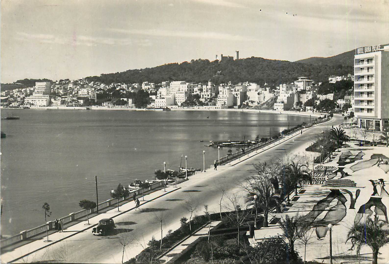 CPM Palma de mallorca paseo maritimo y el terreno