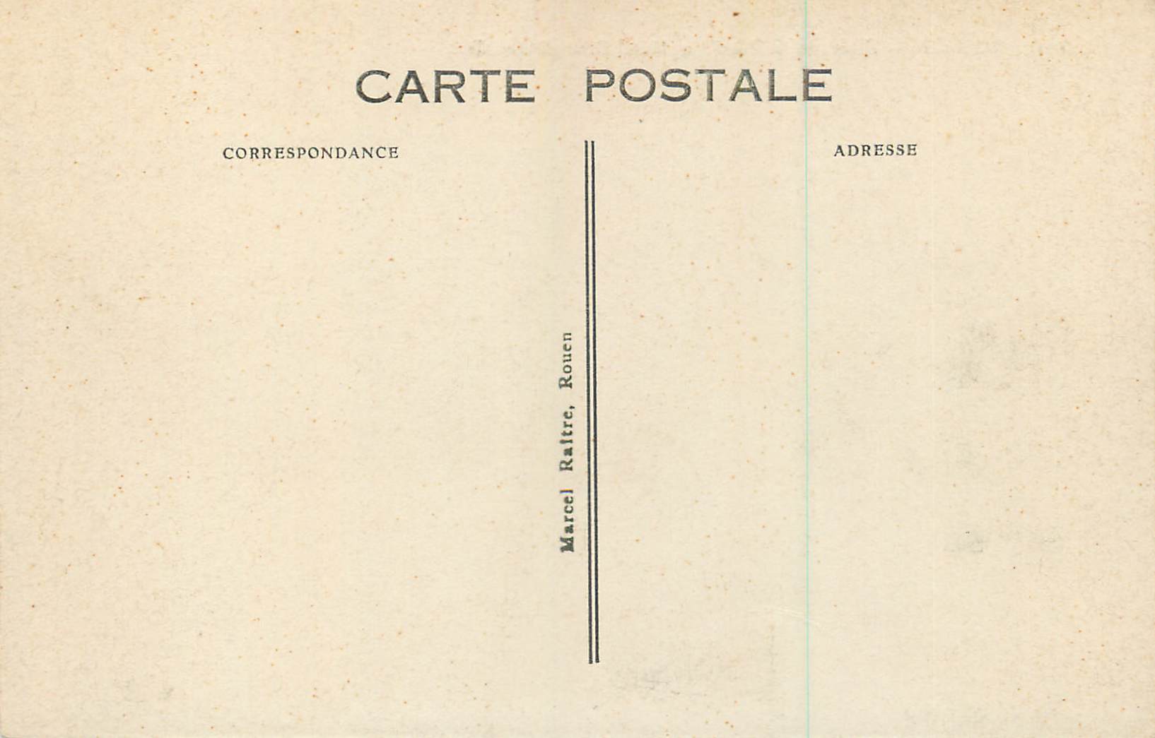 CPA 191 rouen place de la pucelle et hotel bourgtheroulde — Rückseite