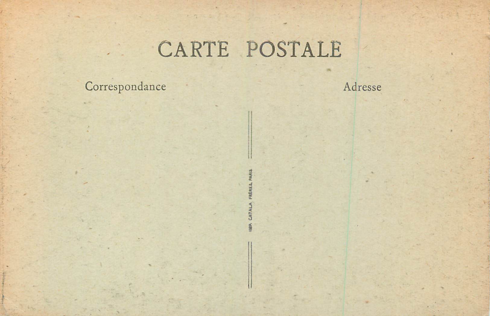 Sassenage — Allgemeine Ansicht — Die Alpen und Taillefer — Verlag Catala Frères, Paris — Rückseite