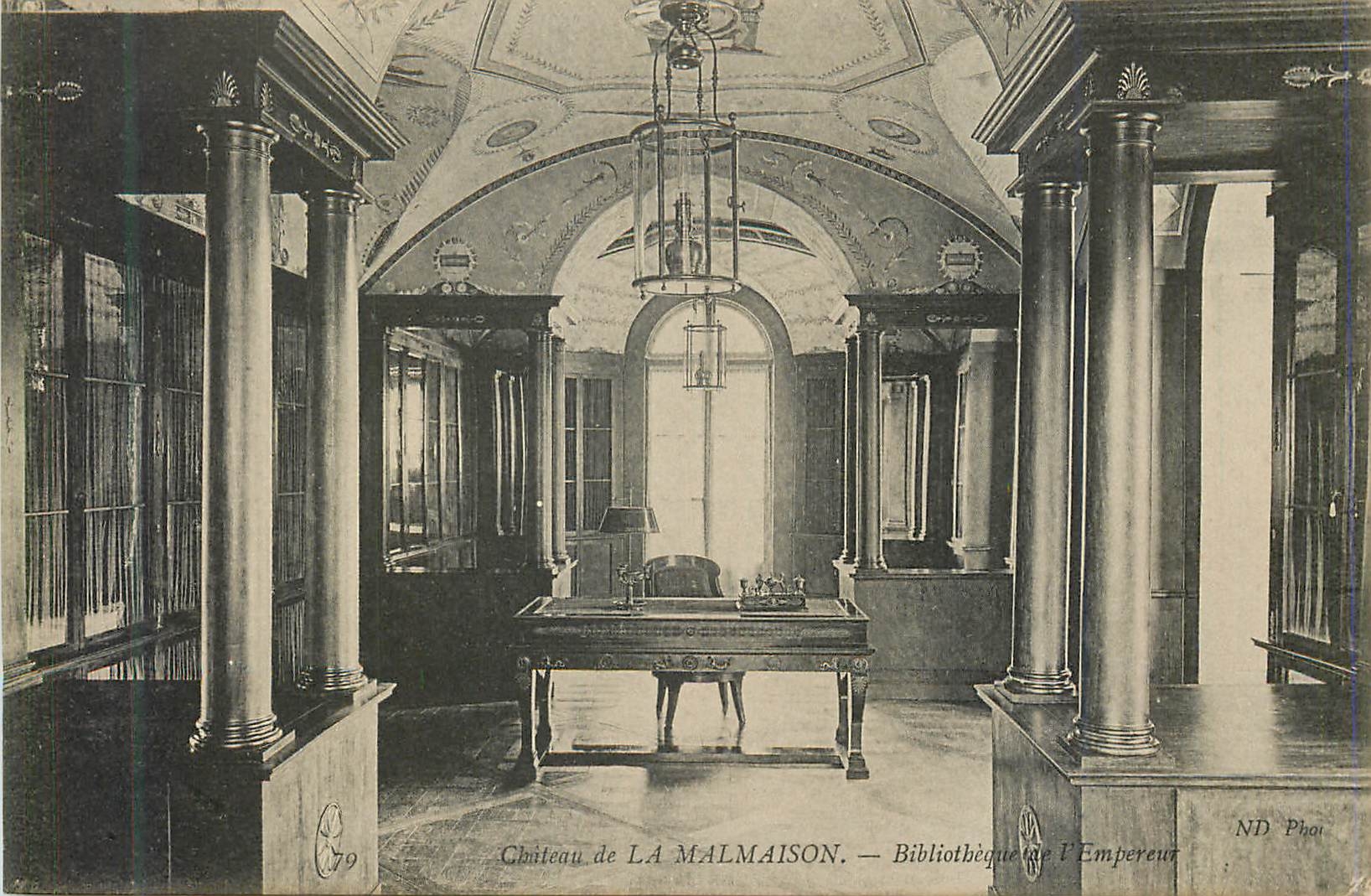 CPA Chateau de la malmaison bibliotheque de l empereur Napoleon 1er