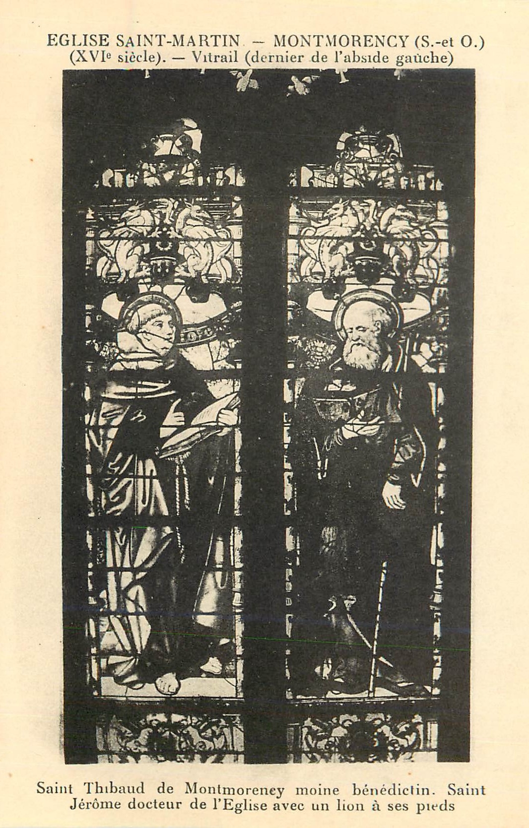 Église Saint-Martin — Montmorency (S.-et O.) — Vitrail du XVIe siècle