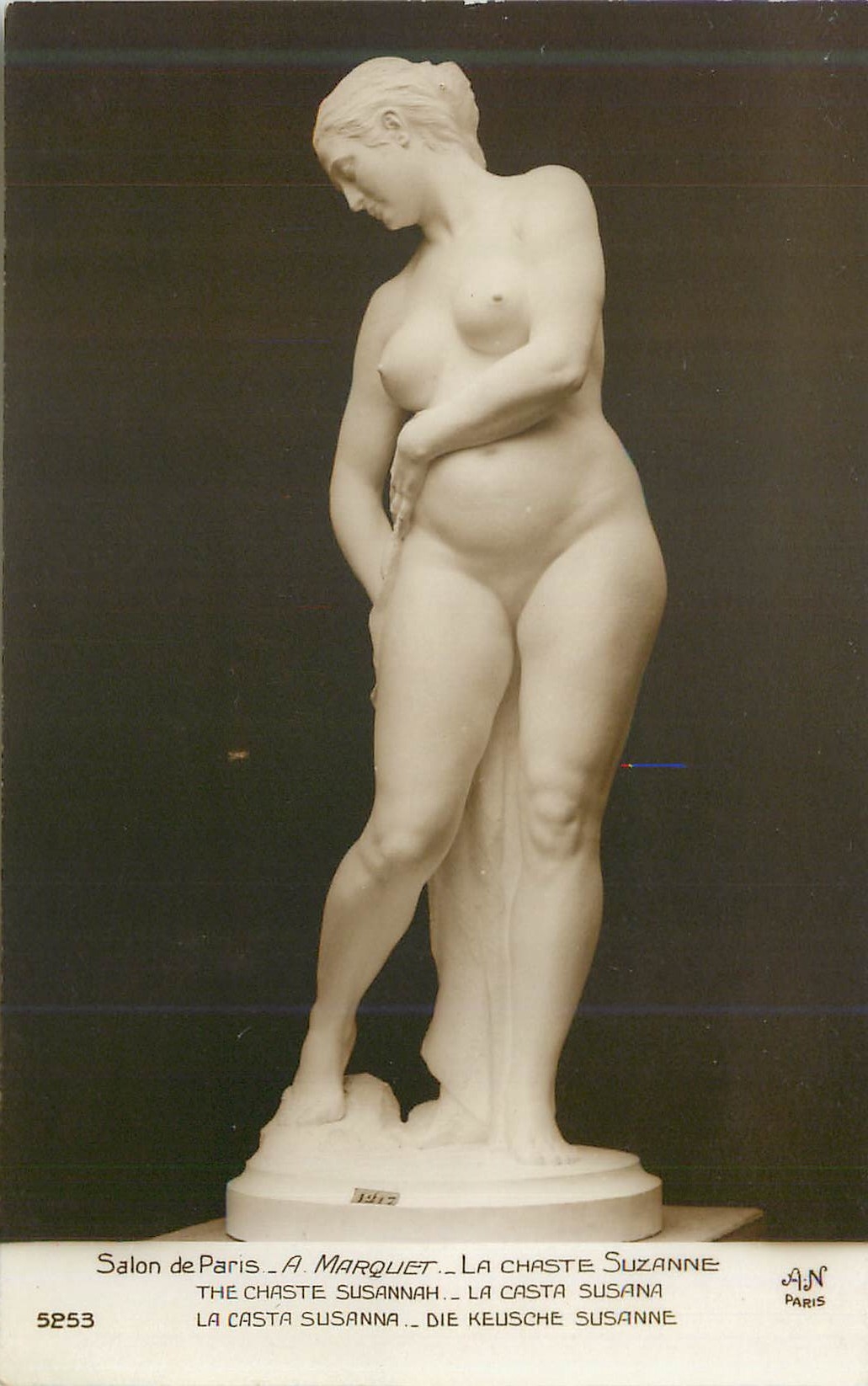 CPA Salon de paris 5253 a marquet la chaste suzanne