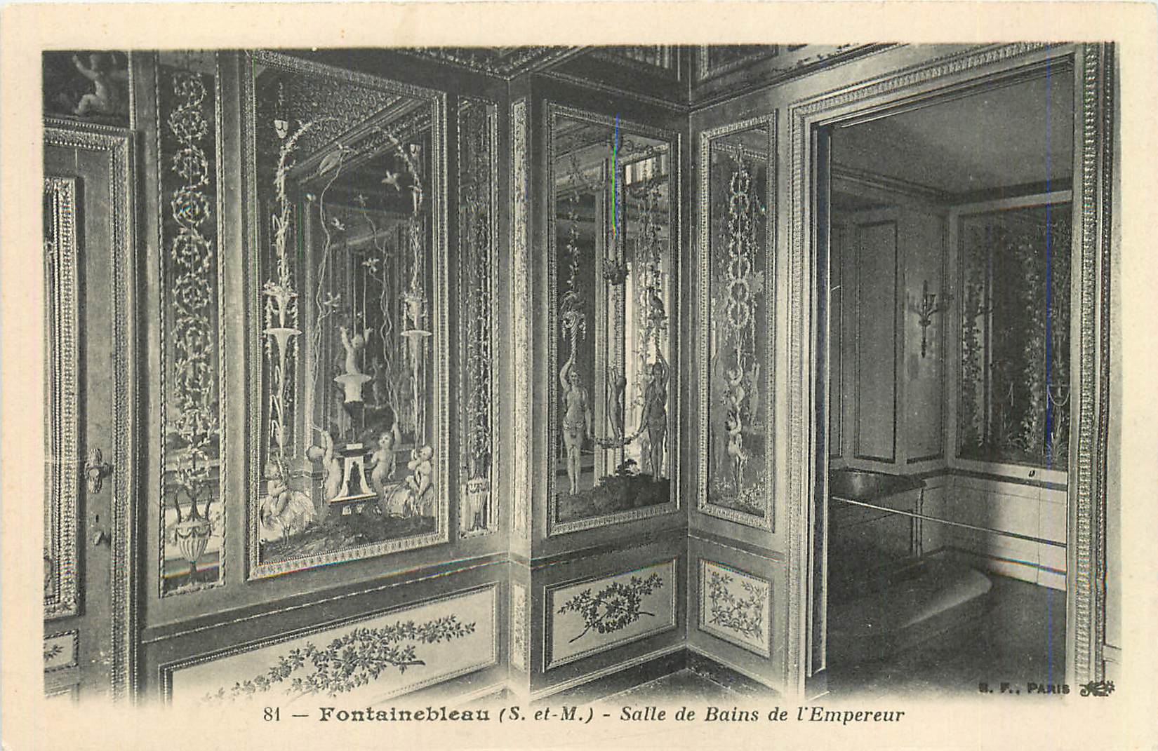 Fontainebleau (S. et-M.) - Badezimmer des Kaisers — S.F., Paris, Nr. 81