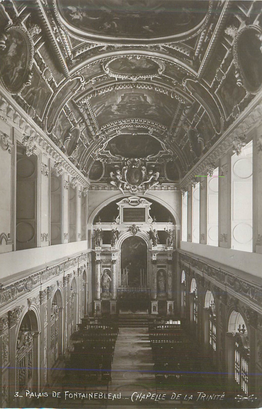 Palast von Fontainebleau — Kapelle der Dreifaltigkeit — Électrophot, S.-et-O.