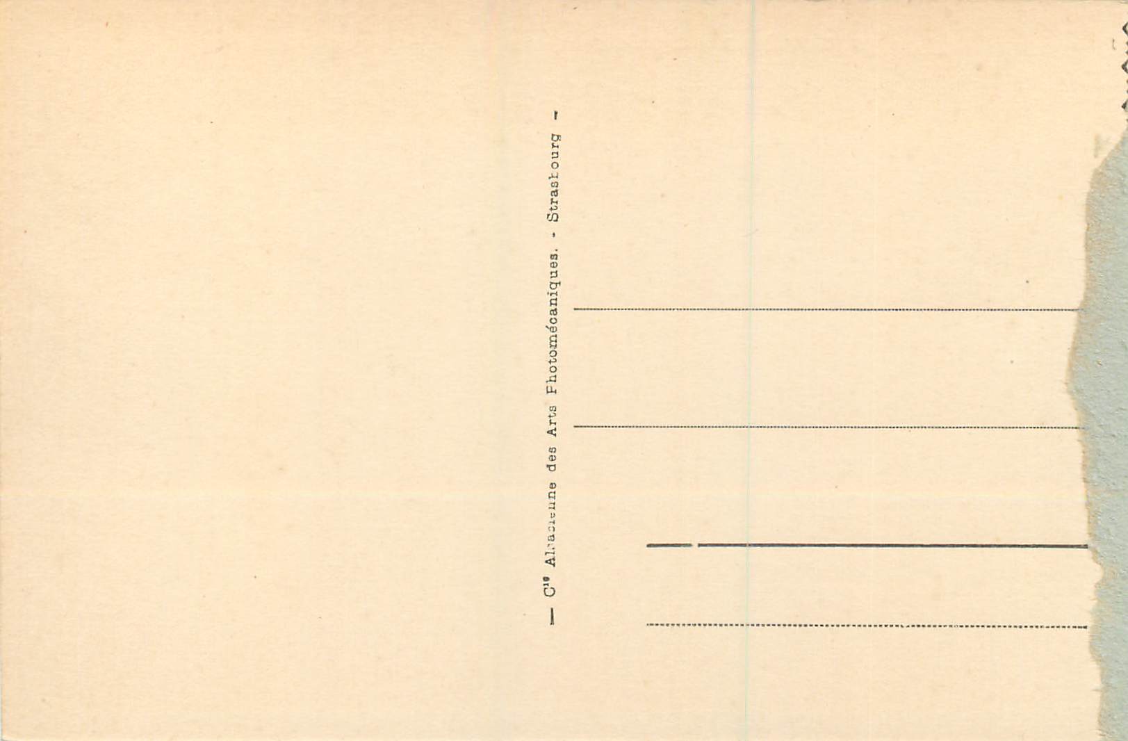 Bagnères-de-Bigorre — La Mer de nuages, uitzicht vanaf de Pic du Mldj — Uitgever A.R.C. n°76 — Achterkant