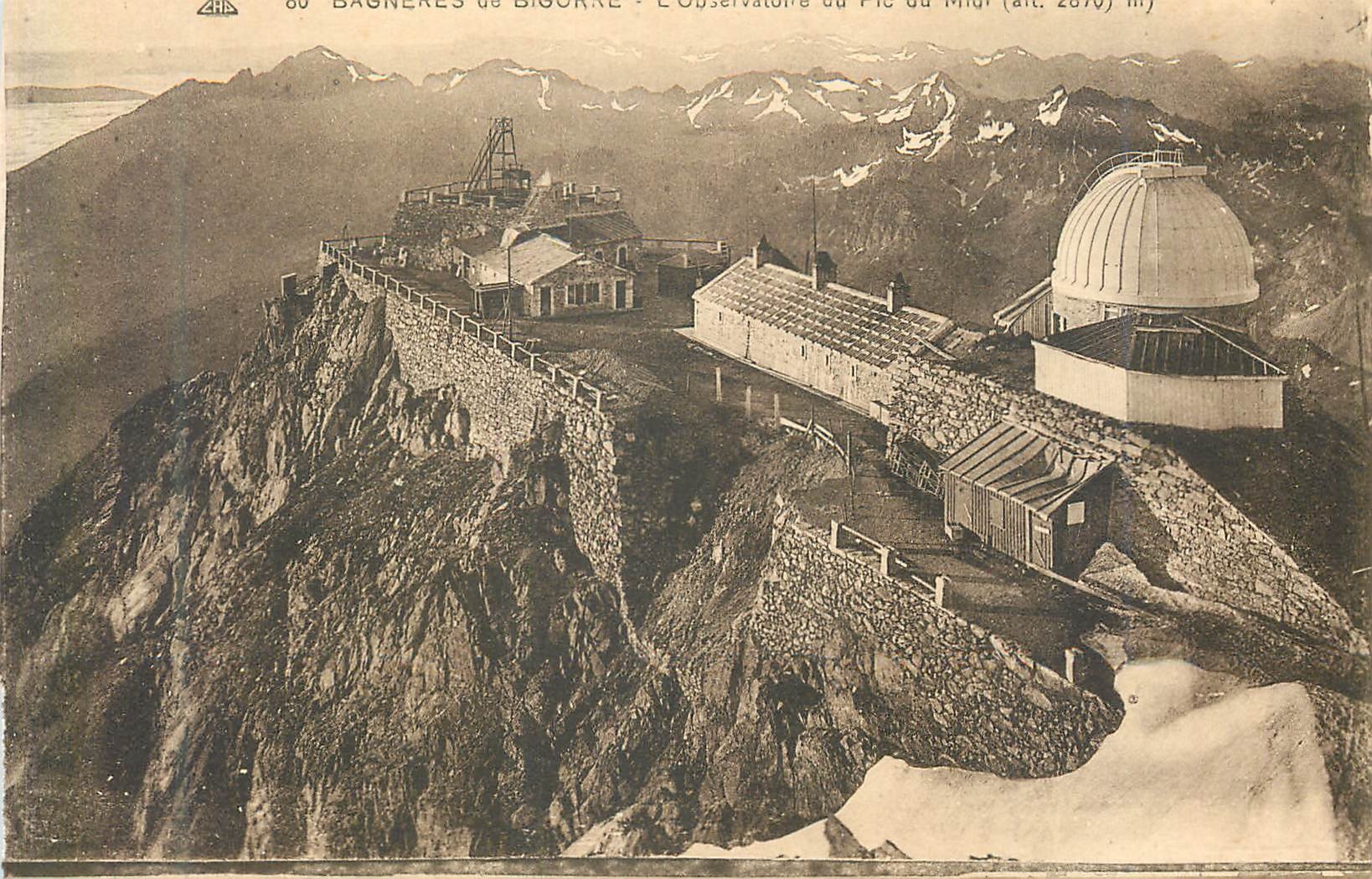 Bagnères-de-Bigorre - L'Observatoire du Pic du Midi (alt. 2870 m)