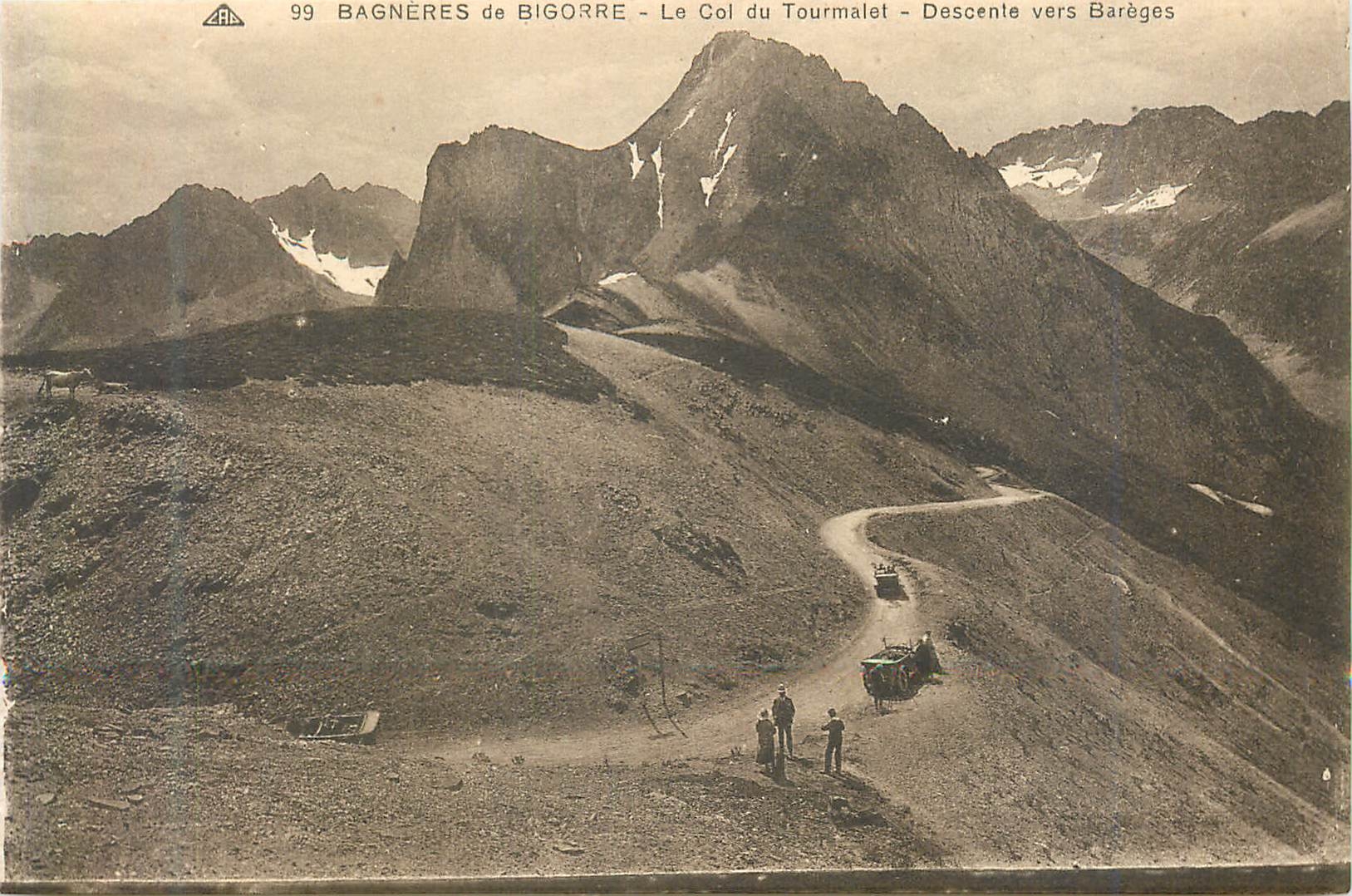 Le Col du Tourmalet — Descente vers Barèges — Bagnères-de-Bigorre