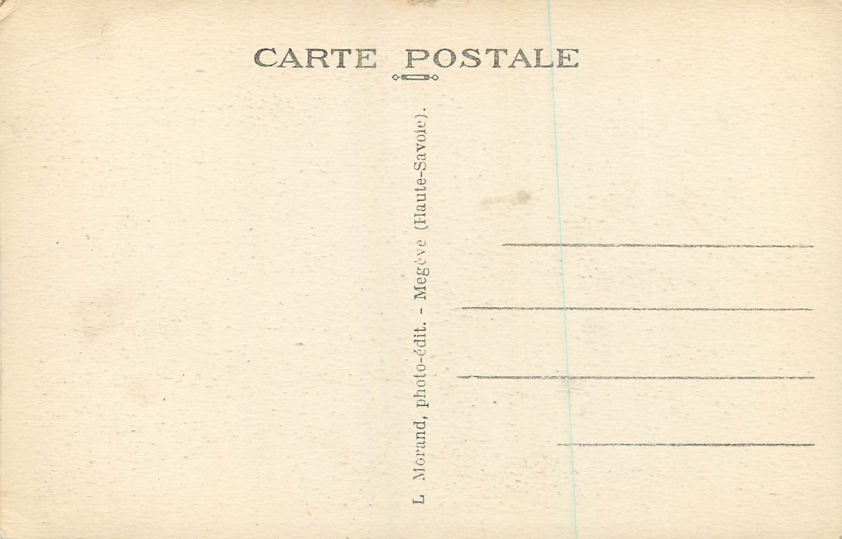 Saint-Nicolas-de-Véroce - L'Église - Le Dôme de Miage et l'Aiguille de Bionnassay — Mérand, Haute-Savoie — Rückseite
