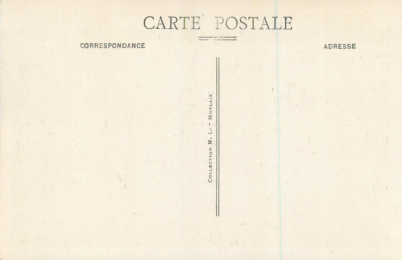 CPA 23 st thegonnec (finistere) details du calvaire — Rückseite